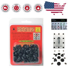 Removable 50PCS Pegboard Peg Locks for 1/4 Inch Holes - Organized Storage