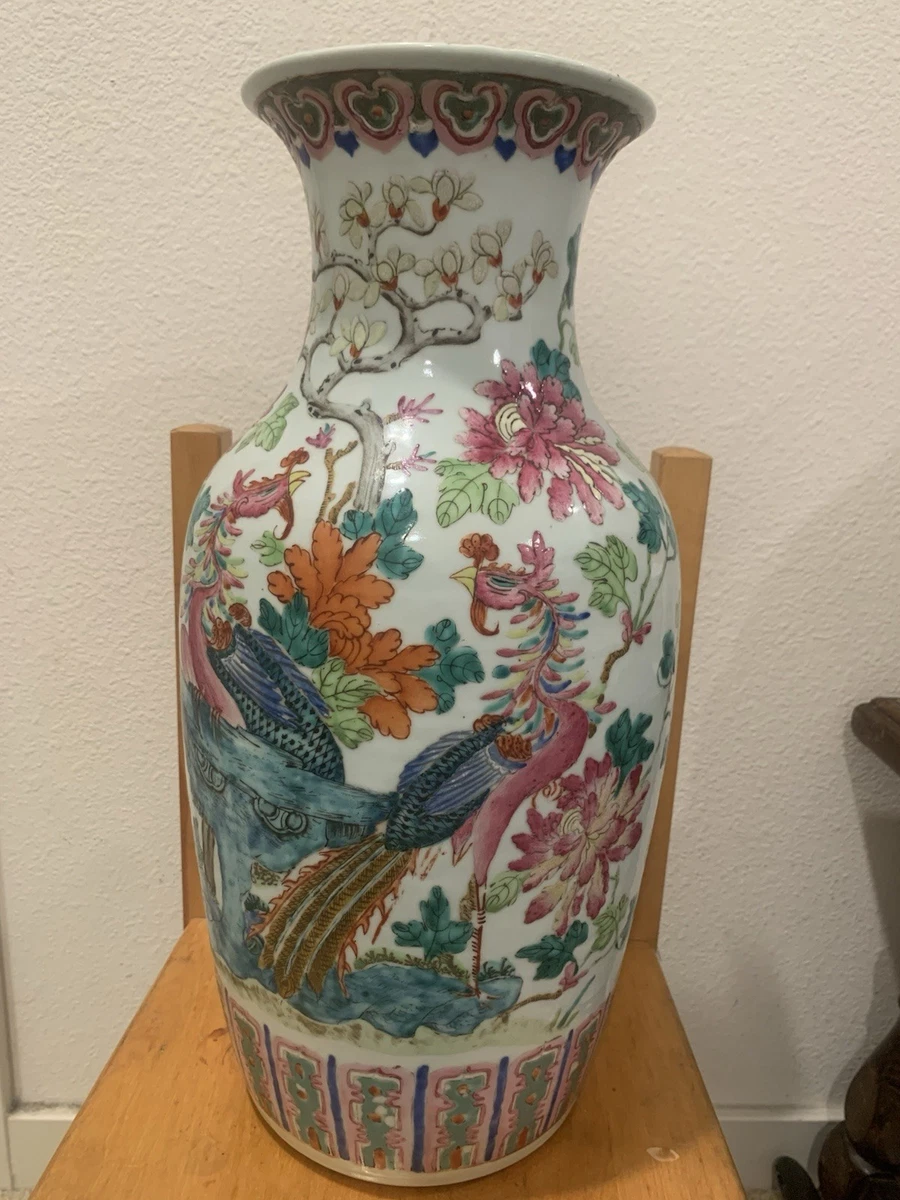 大花瓶中国古董花瓶| eBay