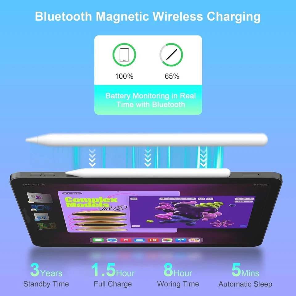 iPad Pencil 2nd Generation, Apple iPad Air/iPad Mini/iPad Pro Wireless Charging - Image 3 of 4