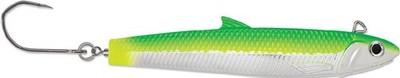 Luhr-Jensen Anchovy Roll 3.5 in Glow Citrus Chrome Trolling Plug
