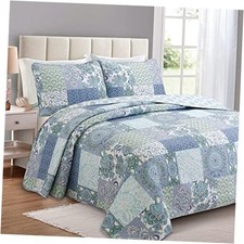 3 Piece Windfall Cotton Quilt Set King