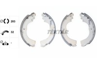 Bremsbackensatz FÜR Nissan Tiida SchrÄGheck (C11) - Textar 91078800