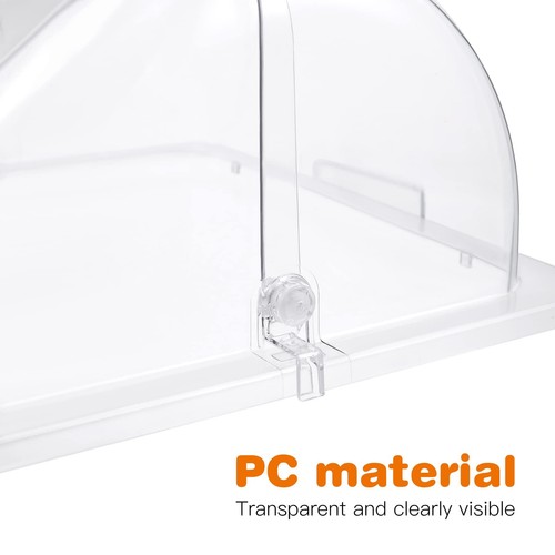 Clear Cake Dome Cover 13"x 10"x 6"Acrylic Cake Stand Cover Cheese Cloche Dome... - Picture 4 of 9