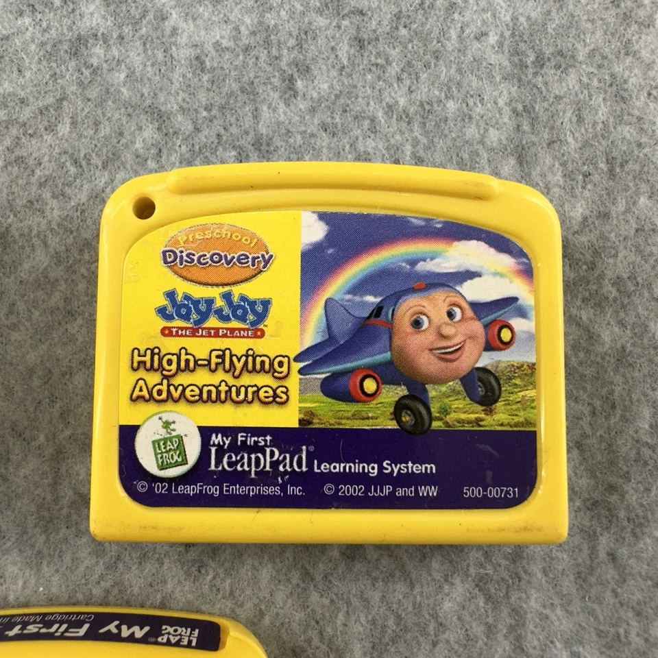Leap Frog My First Leap Pad Game Cartridges Thomas Train Jay Jay Jet Plane ABCs - Image 2 of 4