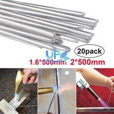 20Pcs Aluminum Brazing Solution Welding Flux-Cored Rods Low Temperature Wire