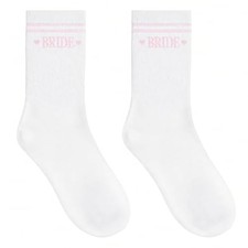 Mikovivi Bride Socks for Women, Soft Cotton Wedding Socks with Heart Bridal