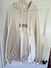 Taylor Swift The Eras Tour Official Merchandise Beige Hoodie Small EXCELLENT