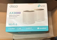 TP-Link Deco X55 AX3000 WiFi 6 Mesh System - Covers up to 4500 Sq.Ft 2 Packs