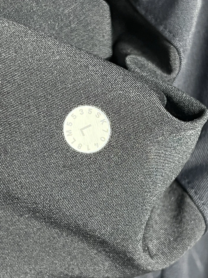 Pantalones negros Lululemon Great Wall con cordón cintura elástica para hombre talla grande Foto 4 de 4