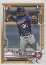 2021 Bowman Prospects Gold Border 23/50 Yunior Severino #BP-140 ya6