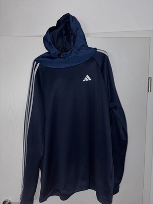 Adidas Herren 3-Streifen COLD.RDY Hoodie Navy Gr.XL