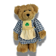 Blarney Bears Irish Teddy Bear Shamrock Apron Plush Ireland