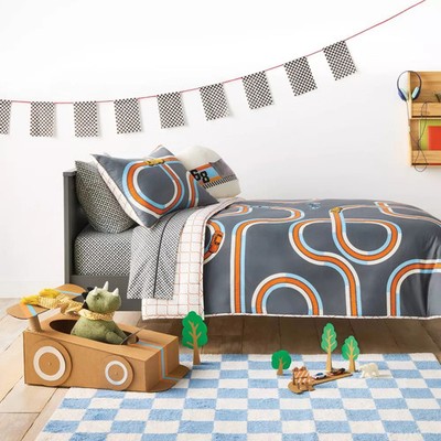 twin sheet mattel hot wheels bedding set