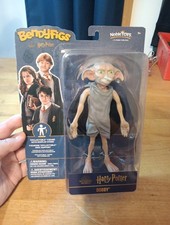Dobby Harry Potter Bendyfig The Noble Collection Action Figure wStand New In Box