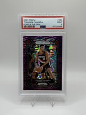 2023-24 Panini Prizm Toumani Camara #164 Purple Pulsar Prizm /35 (RC) PSA 9