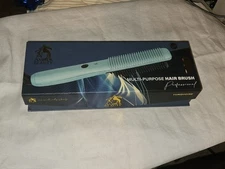 Professional Amira Beauty multi-purpose turquoise hair brush 