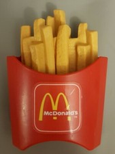 Vtg Fisher Price Fun w Play Food for Little Tikes McDonalds Lg Fry Red Box