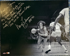 Nancy Lieberman Signed & Inscribed Old Dominion Monarchs MSG 16x20 Photo Steiner