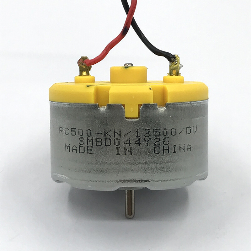 Standard Motor RC500-KN/13500 Mini DC Motor – 6V-12V, 5500 RPM, 32mm Round Spindle | Reversible, 2mm Shaft, For DIY Projects