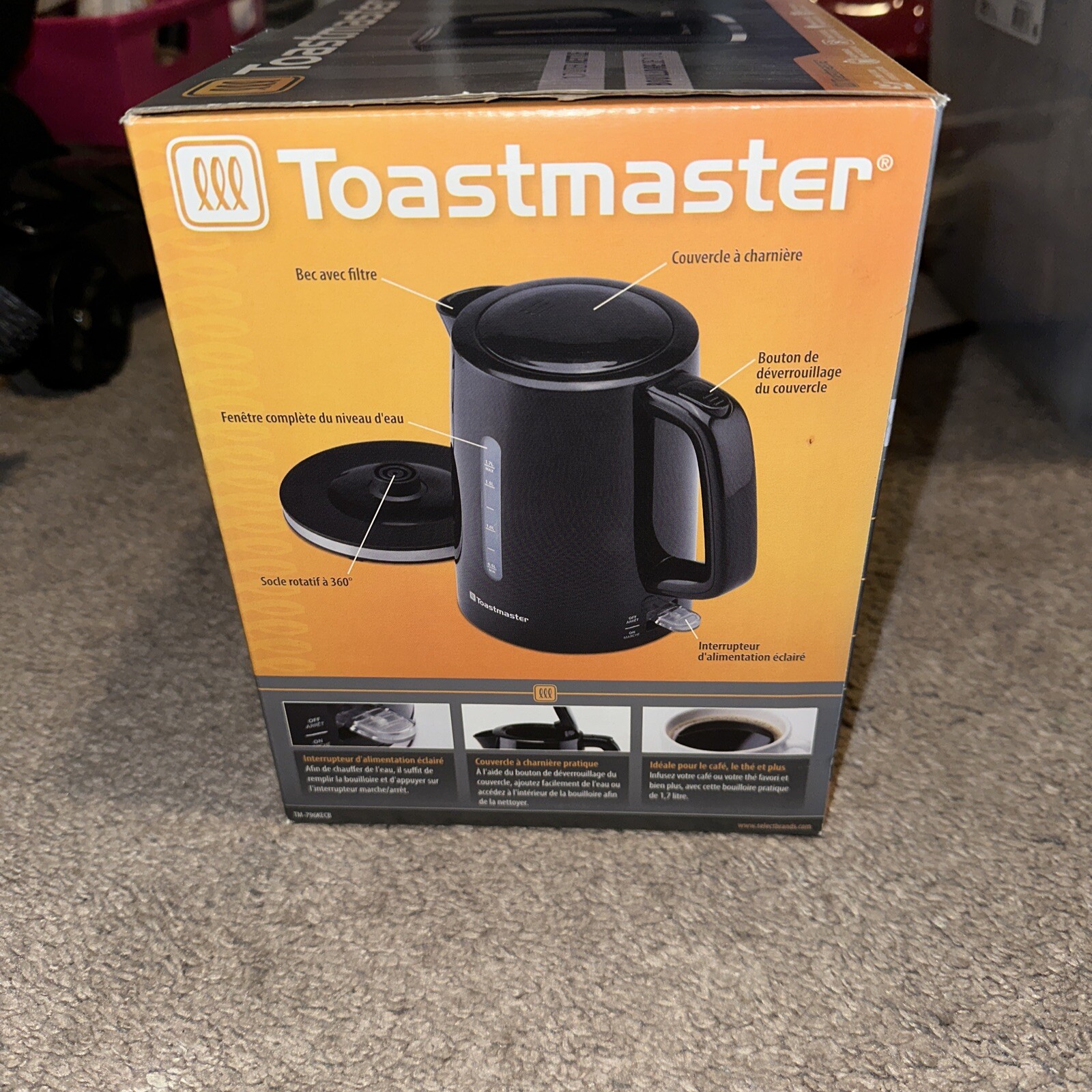 Toastmaster TM796KECB 1.7L Electric Kettle 655772017321 eBay