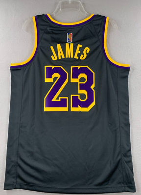 ウェア Nike NBA Lakers James 23 Swingman Jersey LeBron James Los Angeles Lakers Nike Earned Edition Swingman