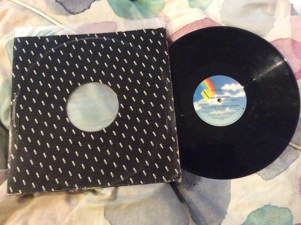 Beverley Hills Cop Banda Sonora 12” Vinilo Patti Labelle Nueva Attitude B/N Eje F Foto 2 de 2