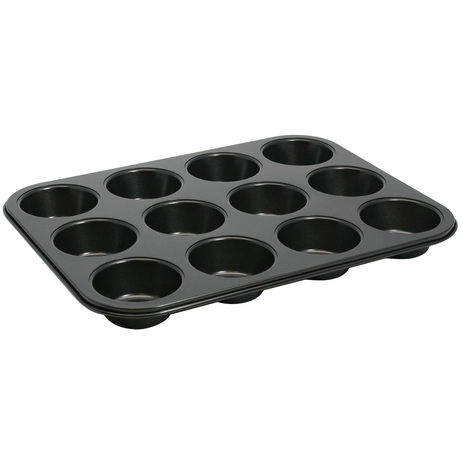 12 Cup Muffin Pan, Non-stick, 3oz, Carbon Steel (12 Each)