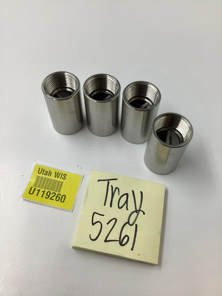 QTY 4  Point Ratchet Wrench Socket 1F13W303 SS Stainless Steel 6.35" x 1.33" - Image 4 of 4