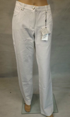   EMILIA LAY   84 ~  weiss white ~ tolle Stretch- Jeans ~ F/B 88 ~ GB 16L  NEU
