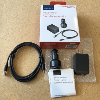 Insignia Power Pack for Nintendo Switch Lite OLED AC Adapter