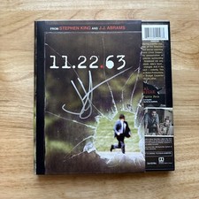 11.22.63 (DVD, 2016, 2 Disc) HTF JJ Abrams Signed Slipcover - Autograph No COA