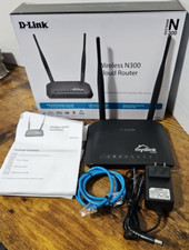D-Link N300 DIR-605L 300 Mbps 4-Port 10/100 Wireless Router - Complete