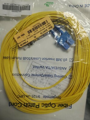 Fiber optic patch cord SC/ST 10-M 9/125