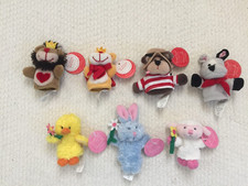 Starbucks Collector Sets 13, 14 15 Finger Puppets Valentine Spring 2003 MWT