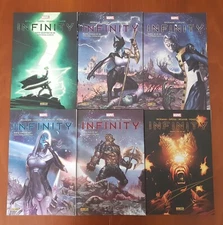Inifnity Completa 1/6 - Marvel Miniserie 145/150 (cover mix generali/gemma) 2014