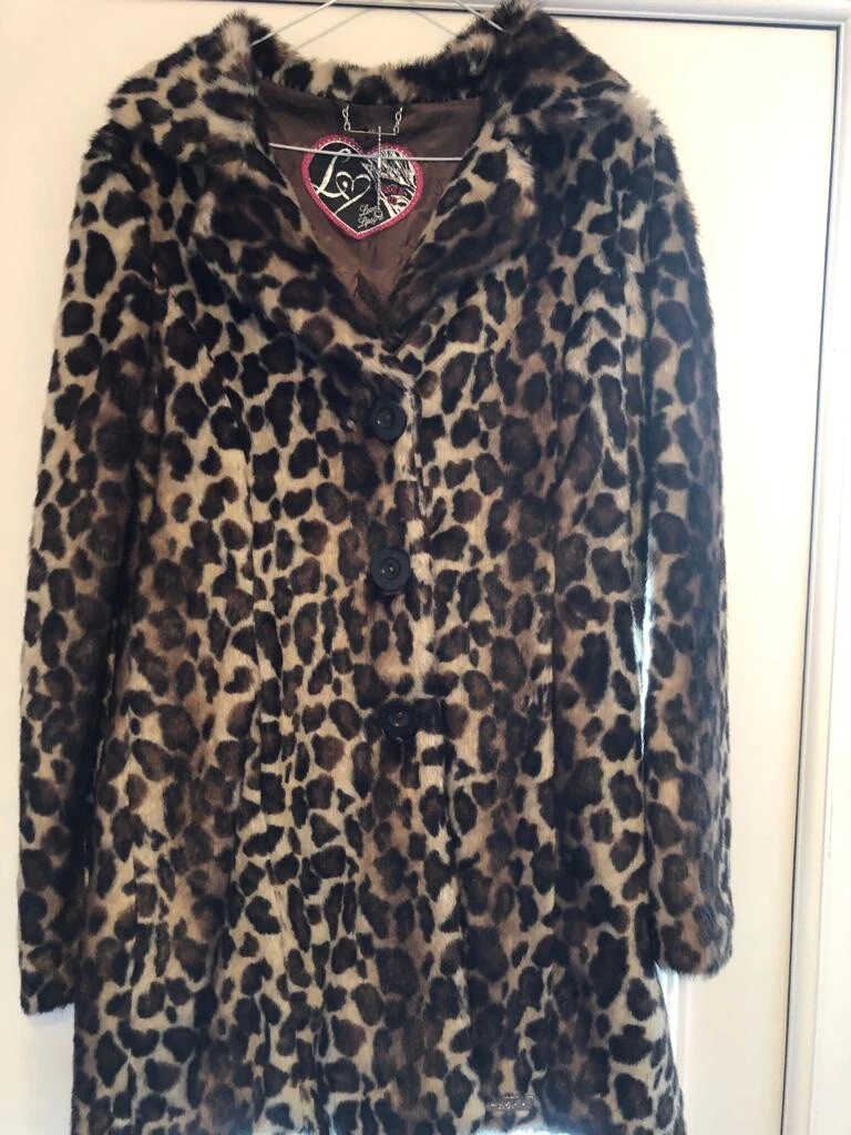 Ladies girls Lipsy London Winter Coat jacket Size 10