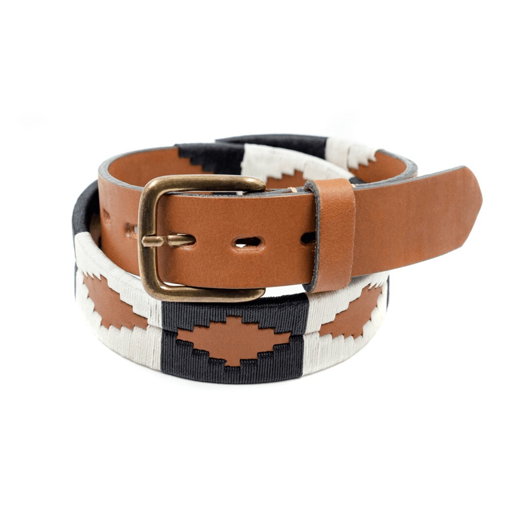 Embroidered Belt Braided Leather Belt Gaucho Belt Polo Belt  display picture 1