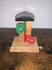 Thomas Wooden Railway Brio Compatable Stop  Go Station Accessory