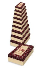 10 Christmas Stacking Nest Gift Present Boxes Xmas Wishes Storage Party Decor