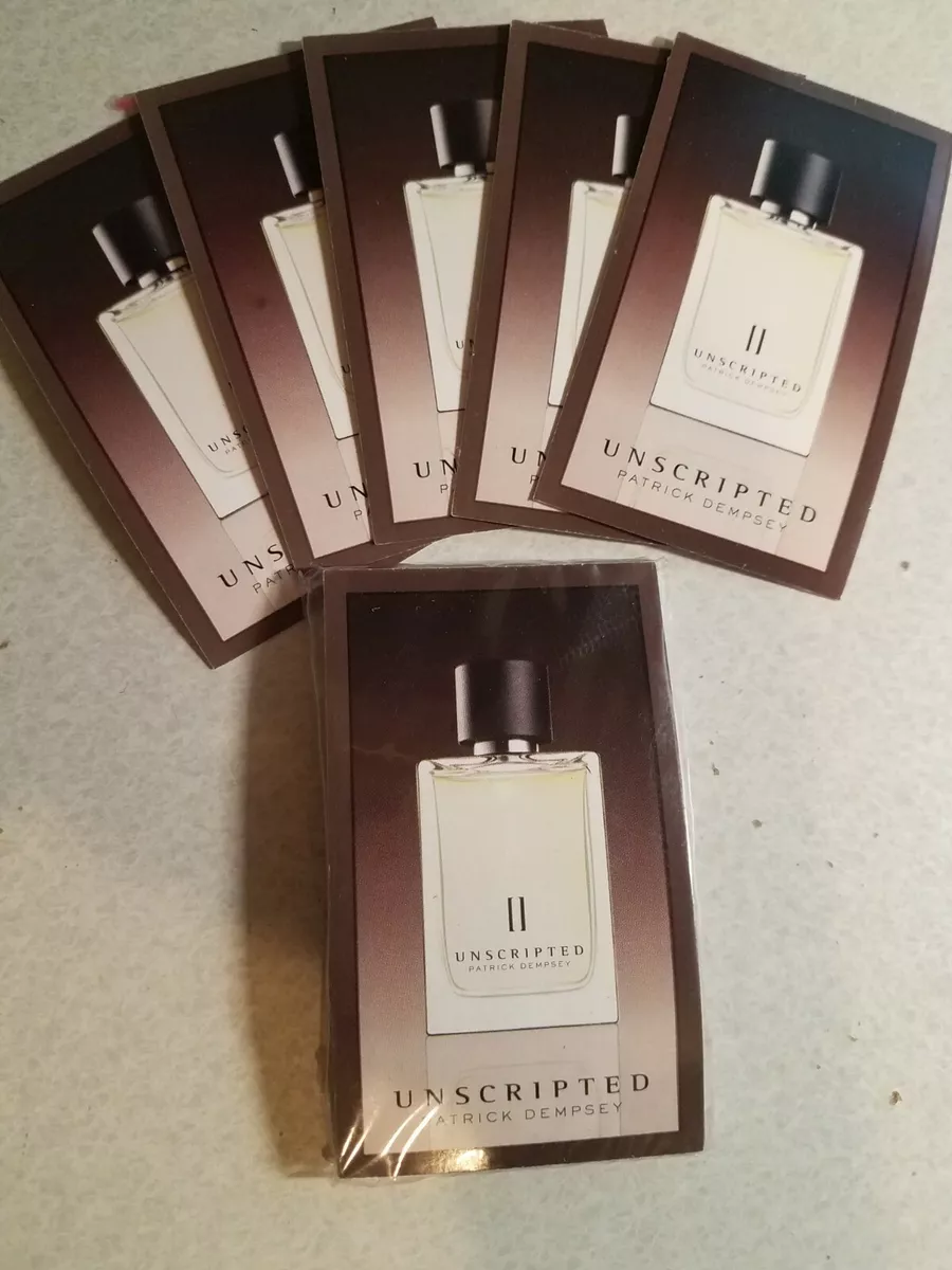 Unscripted Patrick Dempsey by Avon men s fragrance samples Qty 15