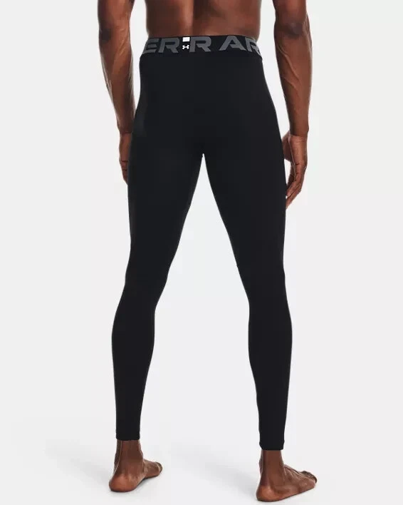 UNDER ARMOUR MEN'S COLDGEAR COMPRESSION LEGGINGS BLACK SZ XXL