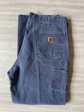 Vintage Carhartt Carpenter Pants Duck Made In USA 38x32