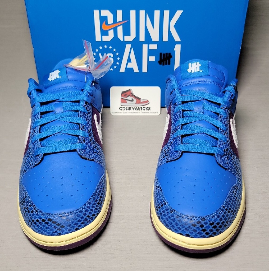 Nike Dunk Low SP x Undefeated Dunk Vs AF1 '5 On It' DH6508-400 DS