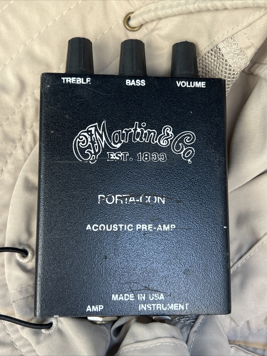 Vintage Martin & Co. Porta-Con Acoustic Pre-Amp - Made in USA | eBay