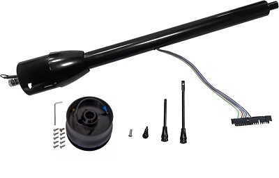 For 1964-66 Chevelle GTO LeMans 30'' Black SS Tilt Steering Column Floor Shift