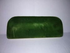 Green Velvet Vintage Retro Glasses Case