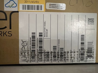 2x New Juniper EX4100-48P Switch - 48-Port 1/10/25 Gigabit, Managed, Layer 3