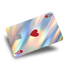 Playing Cards Holographic Credit Card Skin/Credit Card Sticker Credit Card Decal