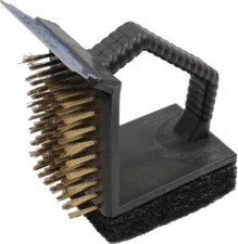 3 in 1 Grillreiniger - Drahtbürste + Schaber...