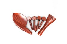 Yinfente 4/4 Violin Parts Tailpiece Peg Chin Rest Rosewood